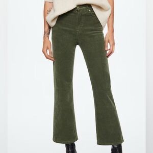 MANGO Corduroy Bootcut Pants, size 6